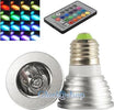 Lampadina-1-Led-Rgb-E27-Faretto-3w-Luce-Multicolori-Effetti-Strobo-Telecomando-Each
