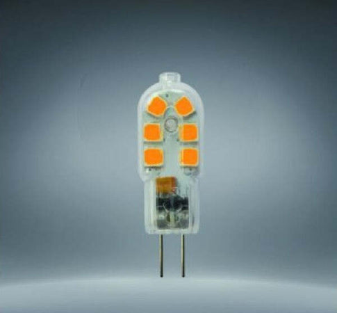 Vetrineinrete® Lampadina Led Attacco G4 2 Watt 12v 200 Lumen Luce Bianca Fredda 6500k Calda 3000k Naturale 4000k Faretto Equivalente 18 Watt Con Copertura Opaca C66 (Luce Calda 3000 K - Foto 3