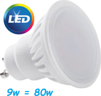 Lampadina 9W Faretto GU10 in Ceramica 120°Luce 3000K 4000K 6000K 800Lm Illuminazione/Illuminazione per interni/Luci da incasso Zencoccostore - Formia, Commerciovirtuoso.it
