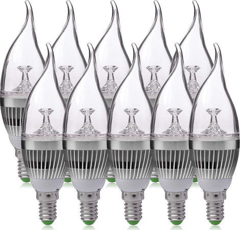 10 x 3W E14 LED lampada lampadina a candela luce calda bianco caldo Illuminazione/Lampadine/Lampadine a LED Trade Shop italia - Napoli, Commerciovirtuoso.it