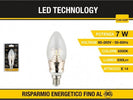 Lampadina A Led Candela C36 E14 7 Watt Luce Fredda 6500k Illuminazione C36-02of Casa, arredamento e bricolage > Illuminazione da interno > Lampade Led Trade Shop italia - Napoli, Commerciovirtuoso.it