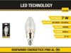 Lampadina-A-Led-Candela-C36-E14-7-Watt-Luce-Fredda-6500k-Illuminazione-C36-02of