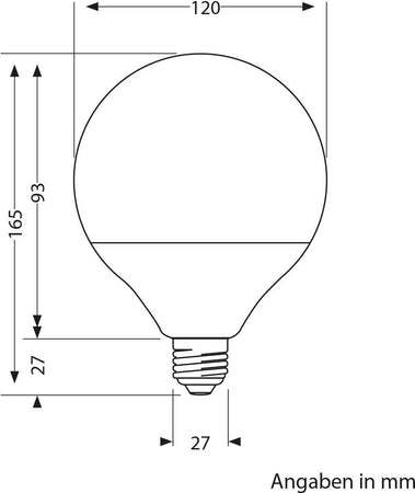 Lampadina a LED con attacco E27 forma G120 1400 lumen 18W bianco caldo freddo Illuminazione/Lampadine/Lampadine a LED Trade Shop italia - Napoli, Commerciovirtuoso.it