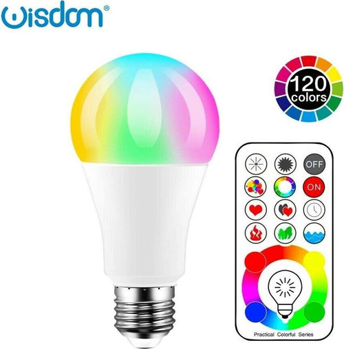 Lampadina A Led Da 10 Watt Lampada E27 Rgb Rgbw Con Telecomando Dimmerabile A+ Illuminazione/Lampadine/Lampadine a LED Trade Shop italia - Napoli, Commerciovirtuoso.it
