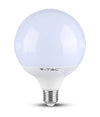 Lampadina A Led E27 G120 18w Globo Luce Bianca Fredda 6400k Chip Samsung 2000lmn