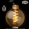 Lampadina A Led Filamento Globo Carbonio Vintage Attacco E27 5w G125 Illuminazione/Lampadine/Lampadine a LED Trade Shop italia - Napoli, Commerciovirtuoso.it
