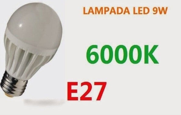 Lampadina-A-Led-Globetto-Sfera-Con-Attacco-Grande-E27-Da-9w-Luce-Bianco-Freddo