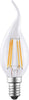 lampadina Candela Twist soffio di vento led filamento 4 watt con vetro liscio attacco E14, 340 lumen luce bianco caldo 2200K Illuminazione/Lampadine/Lampadine a LED Led Mall Home - Napoli, Commerciovirtuoso.it