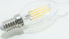 lampadina Candela Twist soffio di vento led filamento 4 watt con vetro liscio attacco E14, 340 lumen luce bianco caldo 2200K Illuminazione/Lampadine/Lampadine a LED Led Mall Home - Napoli, Commerciovirtuoso.it
