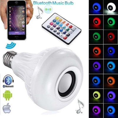 Lampadina-Cassa-Bluetooth-Colorata-Led-E27-Rgb-Bulbo-Musica-Lampada-Telecomando