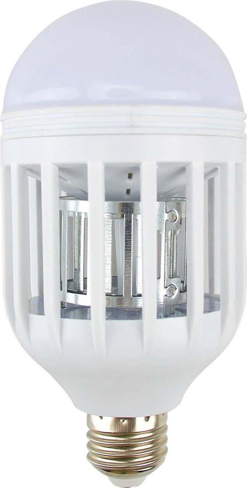 Lampadina elettro sterminatore per zanzare ed insetti zanzariera elettrica a led UV 45 mtq