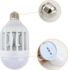 Lampadina elettro sterminatore per zanzare ed insetti zanzariera elettrica a led UV 45 mtq