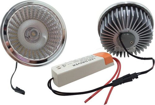 Lampadina faretto ar111 led 13w bianco caldo 3000k Illuminazione/Lampadine/Lampadine a LED Led Mall Home - Napoli, Commerciovirtuoso.it