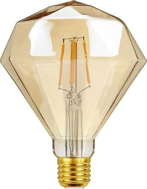 Lampadina-Filamento-4-W-Luce-Calda-E27-Diamante-Color-Ambra-Stile-Vintage-Universo
