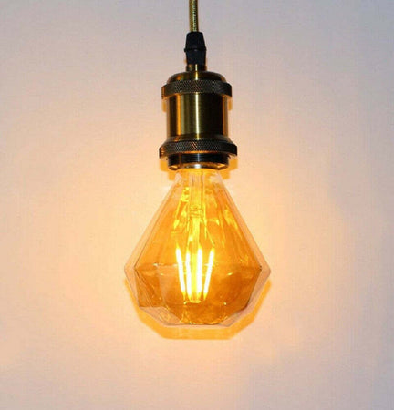 Lampadina Filamento Diamante Ambra E27 4 Watt Stile Retro Luce Decorativa Dm-oc Illuminazione/Lampadine/Lampadine a incandescenza Trade Shop italia - Napoli, Commerciovirtuoso.it