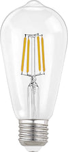 Lampadina-Gea-Led-GLA254C-8W-E27-LED-1055LM-2700°K-vetro-cono-trasparente