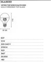 Lampadina-Gea-Led-GLA302O-E27-LED-12W-1521LM-vetro-cupola-oro-globo-luce-calda-interno