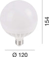 Lampadina-Gea-Led-GLA340-E27-LED-plastica-opale-sfera-globo