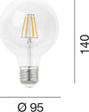 Lampadina-Gea-Led-GLA380-E27-LED-2300LM-vetro-trasparente-sfera-globo