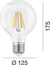 Lampadina-Gea-Led-GLA390-E27-LED-2300LM-vetro-trasparente-sfera-globo