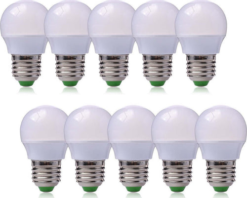 10X E27 3W LED lampada led globo lampadina con copertura in vetro bianco caldo Illuminazione/Lampadine/Lampadine a LED Trade Shop italia - Napoli, Commerciovirtuoso.it