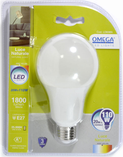 Lampadina Goccia A80 20W Led 4000K 1800Lm E27 A+ Luce Normale Illuminazione/Lampadine/Lampadine a LED Non solo alimenti - Albano Laziale, Commerciovirtuoso.it