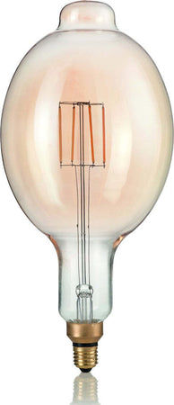 Lampadina-ID-VINTAGE-XL-E27-4W-LED-320LM-2200°K-vetro-ambra-bombato-retrò-luce-caldissima-interno