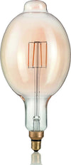 Lampadina-ID-VINTAGE-XL-E27-4W-LED-320LM-2200°K-vetro-ambra-bombato-retrò-luce-caldissima-interno