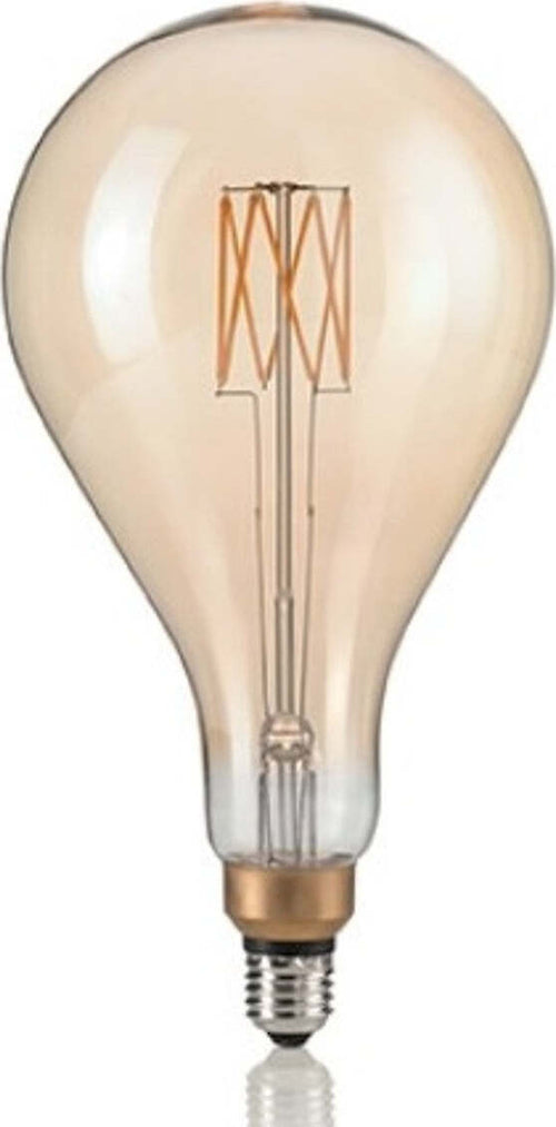 Lampadina-ID-VINTAGE-XL-E27-8W-LED-640LM-2200°K-vetro-ambra-goccia-retrò-luce-caldissima-interno