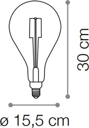 Lampadina-ID-VINTAGE-XL-E27-8W-LED-640LM-2200°K-vetro-ambra-goccia-retrò-luce-caldissima-interno