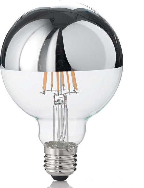 Lampadina-Ideal-Lux-CLASSIC-135526-LED-E27-GLOBO-D095-9W-3000K-cri80-cromo