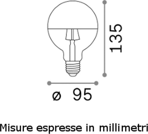 Lampadina-Ideal-Lux-CLASSIC-135526-LED-E27-GLOBO-D095-9W-3000K-cri80-cromo