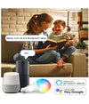 Lampadina Intelligente A60 10w Led Rgb Cct Dimmerabile Wifi E27 App Alexa Google