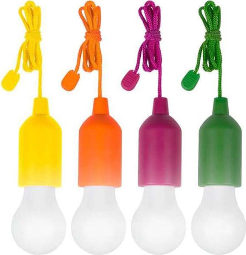 LAMPADINA LAMPADA LUCE A LED A BATTERIE PORTATILE ANTIURTO CON CORDA SENZA FILI  Trade Shop italia - Napoli, Commerciovirtuoso.it