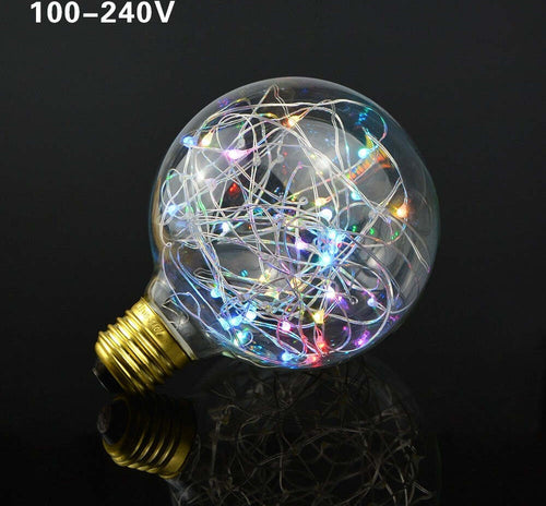 LAMPADINA LAMPADA VINTAGE RETRO FILAMENTO E27 LUCE GLOBO G95 MINILUCCIOLE COLORE Illuminazione/Lampadine/Lampadine a LED Trade Shop italia - Napoli, Commerciovirtuoso.it