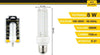 Lampadina Led 3u E27 8w Luce Fredda 6500k Naturale 4000k Calda 3000k 48d 3u04t Casa, arredamento e bricolage > Illuminazione da interno > Lampade Led Trade Shop italia - Napoli, Commerciovirtuoso.it