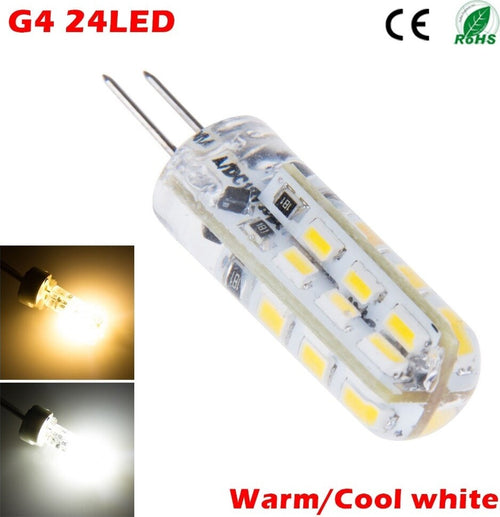 LAMPADINA LED 3W 24 SMD G4 3014 ATTACCO A SPILLO LUCE BIANCA CALDA FREDDA 12V Illuminazione/Lampadine/Lampadine a LED Trade Shop italia - Napoli, Commerciovirtuoso.it