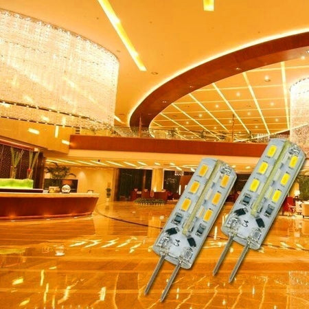 Lampadina Led 3w 24 Smd G4 3014 Attacco A Spillo Luce Bianca Calda Fredda 12v Illuminazione/Lampadine/Lampadine a LED Trade Shop italia - Napoli, Commerciovirtuoso.it