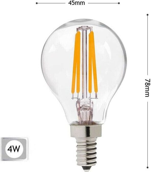 Lampadina-Led-4w-Luce-Calda-Filamento-In-Vetro-Trasparente-E14-4-W-G45a-tc-Universo