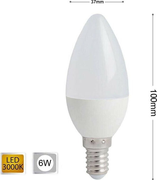 Lampadina-Led-6-W-Oliva-Luce-Calda-E14-E-Candela-6w-14-C36-Universo