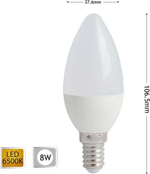 Lampadina-Led-8-W-Oliva-Luce-Bianca-E14-Candela-8w-E-14-C36-Universo