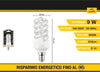 Lampadina Led A Spirale E14 9 W Luce Bianca Fredda Calda Naturale 56d S-05t Illuminazione/Lampadine/Lampadine a LED Trade Shop italia - Napoli, Commerciovirtuoso.it