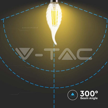 Lampadina LED DA 4W Filamento E14 Twist Candela Tail per lampadari portalampade Illuminazione/Lampadine/Lampadine a LED Zencoccostore - Formia, Commerciovirtuoso.it