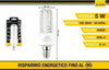 Lampadina Led E14 5w Bianco Caldo 3000k Freddo 6500k Naturale 4000k 24d 2u-01t Illuminazione/Lampadine/Lampadine a LED Trade Shop italia - Napoli, Commerciovirtuoso.it