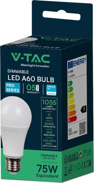 LAMPADINA LED E27 11W BULB A60 GOCCIA SMD CHIP SAMSUNG DIMMERABILE PRO VT-262D - SKU 2120044 Illuminazione/Lampadine/Lampadine a LED Zencoccostore - Formia, Commerciovirtuoso.it