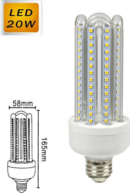 Lampadina Led E27 20w Luce Bianca Fredda 6500k Calda 3000k Naturale 4000k 4u03t Casa, arredamento e bricolage > Illuminazione da interno > Lampade Led Trade Shop italia - Napoli, Commerciovirtuoso.it