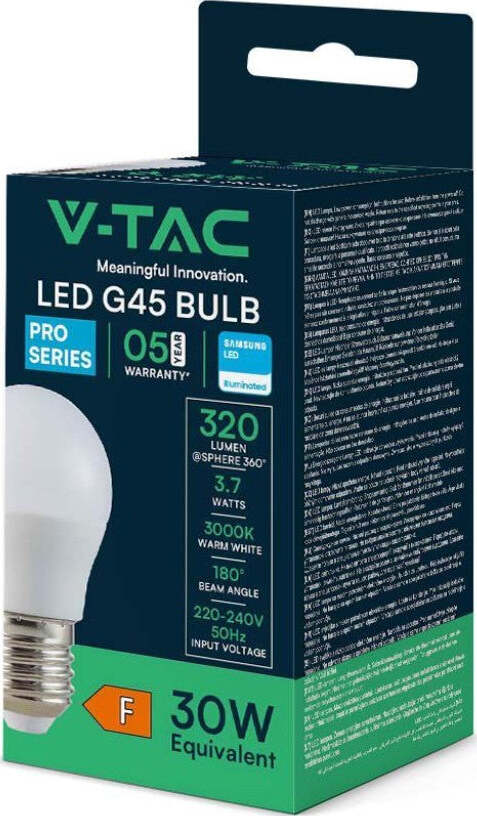 LAMPADINA LED E27 3.7W BULB G45 MINIGLOBO SMD CHIP SAMSUNG - SKU 8045 / 8046 / 8047 Illuminazione/Lampadine/Lampadine a LED Zencoccostore - Formia, Commerciovirtuoso.it