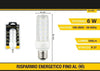 Lampadina Led E27 3u 6 W Luce Fredda 6500k Naturale 4000k Calda 3000k 36d 3u02t Casa, arredamento e bricolage > Illuminazione da interno > Lampade Led Trade Shop italia - Napoli, Commerciovirtuoso.it