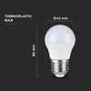 LAMPADINA LED E27 4.5W BULB G45 MINIGLOBO SMD CHIP SAMSUNG Illuminazione/Lampadine/Lampadine a LED Zencoccostore - Formia, Commerciovirtuoso.it