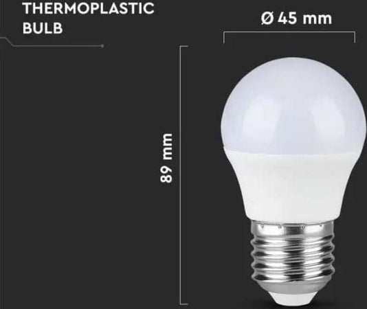 LAMPADINA LED E27 6.5W BULB G45 MINIGLOBO SMD CHIP SAMSUNG - SKU 21866 / 21867 / 21868 Illuminazione/Lampadine/Lampadine a LED Zencoccostore - Formia, Commerciovirtuoso.it